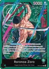 Roronoa Zoro - OP12-020 (Zoro Deck) - OP12-020 - Leader - Learn Together Deck Set