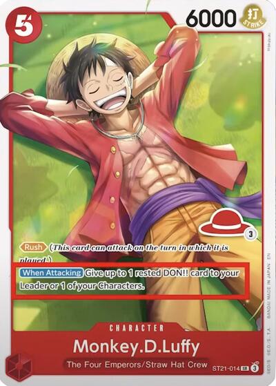 Monkey.D.Luffy - ST21-014 (Luffy Deck) - ST21-014 - Super Rare - Learn Together Deck Set