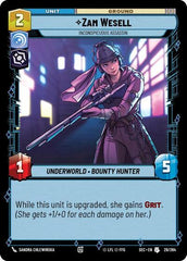 Zam Wesell - Inconspicuous Assassin - 29/264 - Uncommon - Secrets of Power