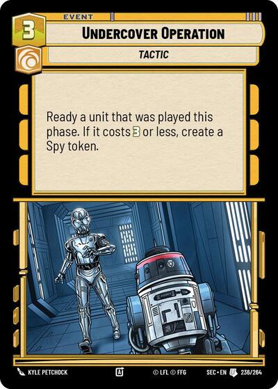 Undercover Operation - 236/264 - Uncommon - Secrets of Power