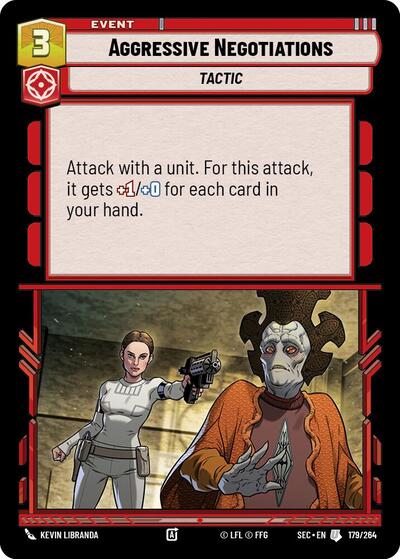 Aggressive Negotiations - 179/264 - Uncommon - Secrets of Power