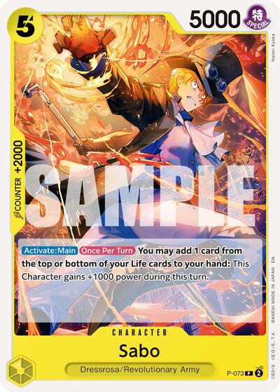 Sabo - P-073 - Promo (Pirate Foil) - The Best- Vol. 2