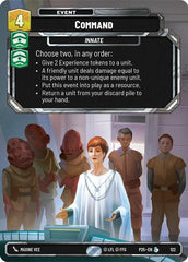 Command - 122 - Legendary - Sector and Regional Promos: Season 1