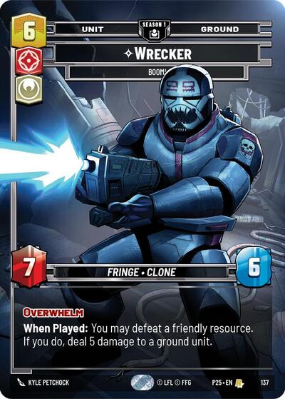 Wrecker - Boom! - 137 - Rare - Sector and Regional Promos: Season 1