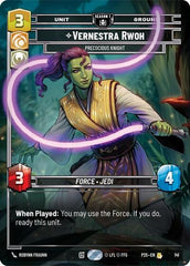 Vernestra Rwoh - Precocious Knight - 141 - Rare - Sector and Regional Promos: Season 1
