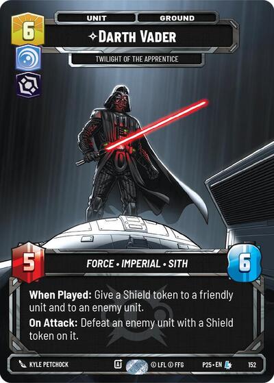Darth Vader - Twilight of the Apprentice - 152 - Legendary - Sector and Regional Promos: Season 1
