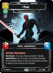 Maul - Shadow Collective Visionary - 155 - Rare - Sector and Regional Promos: Season 1