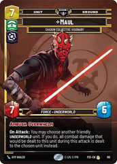 Maul - Shadow Collective Visionary - 165 - Rare - Sector and Regional Promos: Season 1