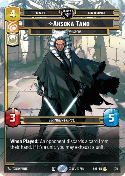 Ahsoka Tano - Chasing Whispers - 170 - Rare - Sector and Regional Promos: Season 1