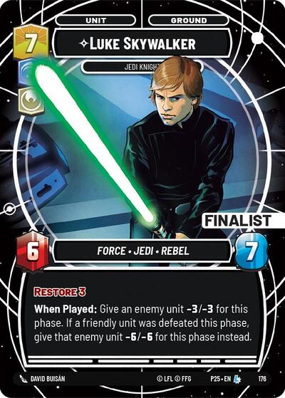 Luke Skywalker - Jedi Knight (Finalist) - 176 - Legendary - Sector and Regional Promos: Season 1