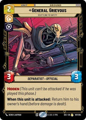 General Grievous - Scuttling to Safety - 187/264 - Rare - Secrets of Power