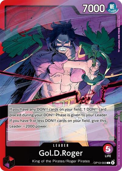 Gol.D.Roger - OP13-003 - Leader - Carrying On His Will