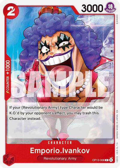 Emporio.Ivankov - OP13-008 - Common - Carrying On His Will