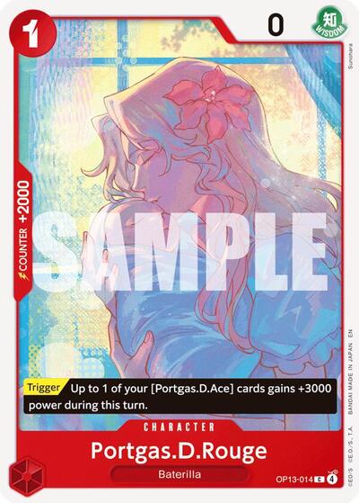 Portgas.D.Rouge - OP13-014 - Common - Carrying On His Will