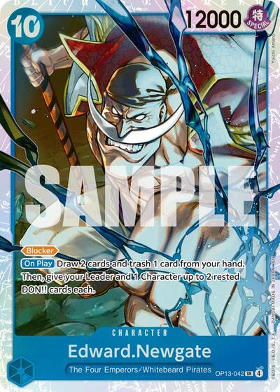 Edward.Newgate - OP13-042 - Super Rare - Carrying On His Will