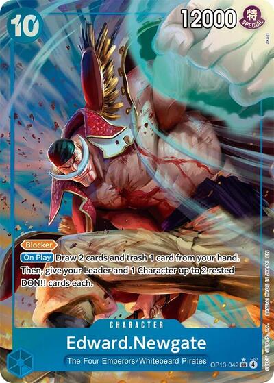 Edward.Newgate - OP13-042 - Super Rare (Alternate Art) - Carrying On His Will