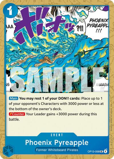 Phoenix Pyreapple - OP13-058 - Uncommon - Carrying On His Will