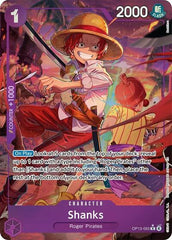 Shanks - OP13-065 - Rare (Alternate Art) - Carrying On His Will