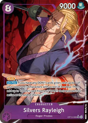 Silvers Rayleigh - OP13-066 - Super Rare (Alternate Art) - Carrying On His Will