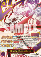 Divine Departure - OP13-076 - Rare (Alternate Art) - Carrying On His Will