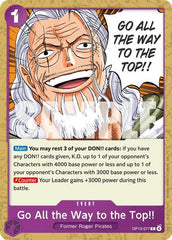 Go All the Way to the Top!! - OP13-077 - Common - Carrying On His Will