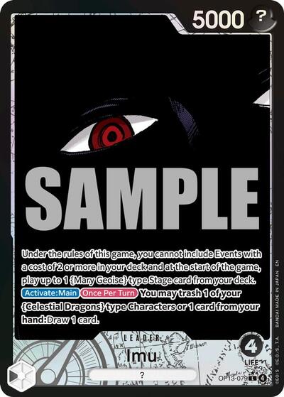 Imu - OP13-079 - Leader (Alternate Art) - Carrying On His Will