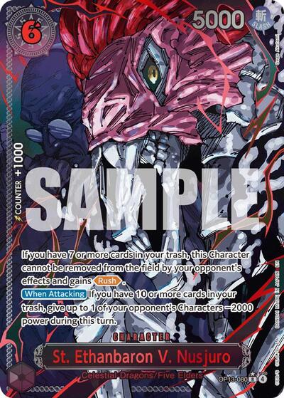 St. Ethanbaron V. Nusjuro - OP13-080 - Rare (Parallel) - Carrying On His Will