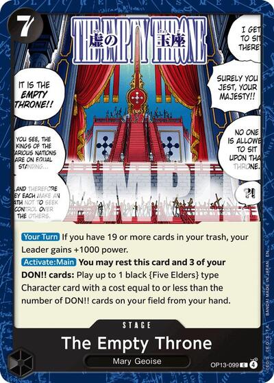 The Empty Throne - OP13-099 - Common - Carrying On His Will