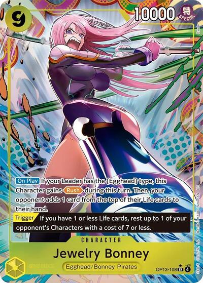 Jewelry Bonney - OP13-108 - Super Rare (Alternate Art) - Carrying On His Will