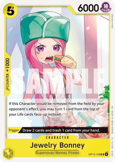 Jewelry Bonney - OP13-109 - Uncommon - Carrying On His Will