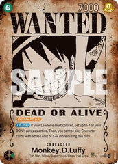 Monkey.D.Luffy - OP13-118 - Secret Rare (Wanted Poster) - Carrying On His Will