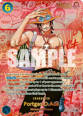 Portgas.D.Ace - OP13-119 - Secret Rare (Red Manga Alt Art) - Carrying On His Will