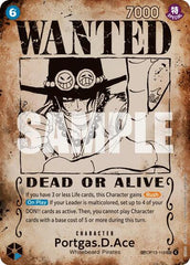 Portgas.D.Ace - OP13-119 - Secret Rare (Wanted Poster) - Carrying On His Will