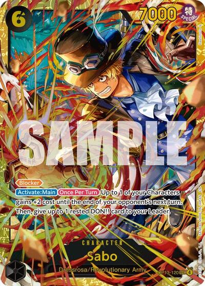 Sabo - OP13-120 - Secret Rare - Carrying On His Will