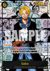 Sabo - OP13-120 - Secret Rare (Super Alternate Art) - Carrying On His Will