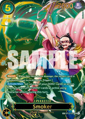 Smoker - OP10-030 - Super Rare (Special Alternate Art) - Carrying On His Will