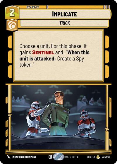 Implicate - 231/264 - Rare - Secrets of Power