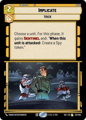 Implicate - 231/264 - Rare - Secrets of Power