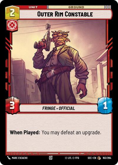 Outer Rim Constable - 163/264 - Common - Secrets of Power