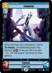 Condemn - 38/264 - Rare - Secrets of Power