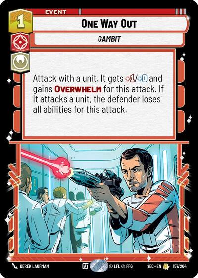 One Way Out - 157/264 - Rare - Secrets of Power