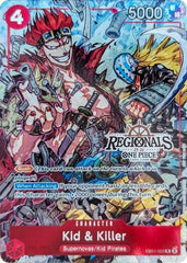 Kid & Killer - EB01-003 - Rare (CS 25-26 Regionals Textured Chase Promo) - One Piece Promotion Cards