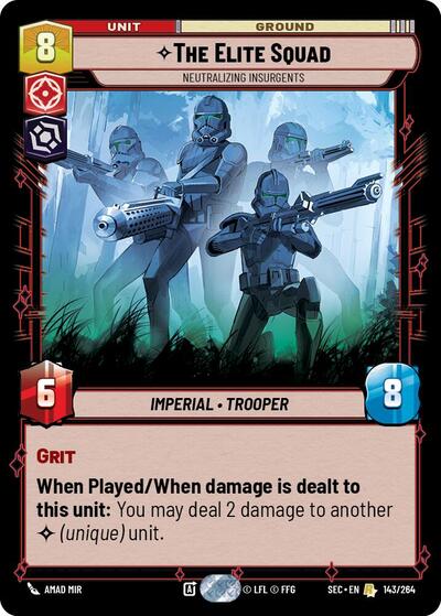 The Elite Squad - Neutralizing Insurgents - 143/264 - Rare - Secrets of Power