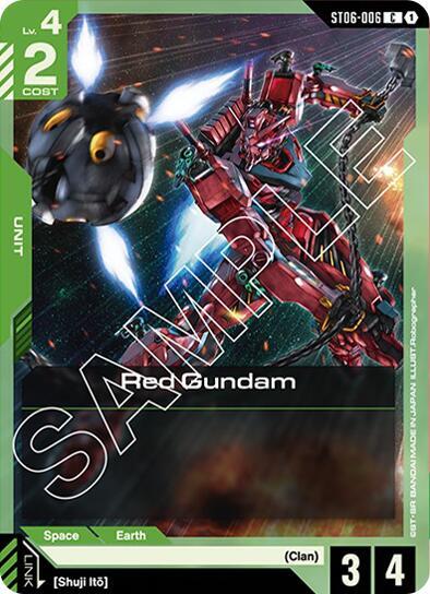 Red Gundam (C) - ST06-006 - COMMON - Starter Deck 06: Clan Unity