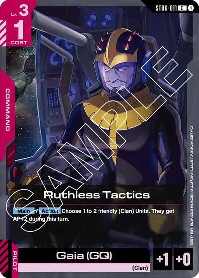 Ruthless Tactics - ST06-011 - COMMON - Starter Deck 06: Clan Unity