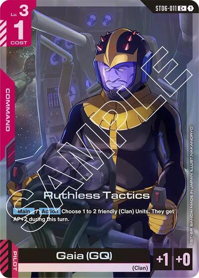 Ruthless Tactics (C+) - ST06-011 - Full Art Common - Starter Deck 06: Clan Unity