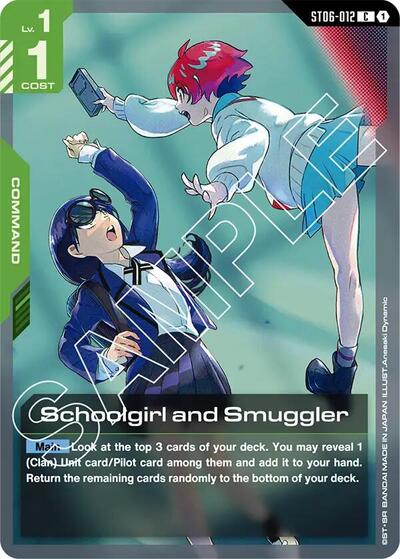 Schoolgirl and Smuggler - ST06-012 - COMMON - Starter Deck 06: Clan Unity