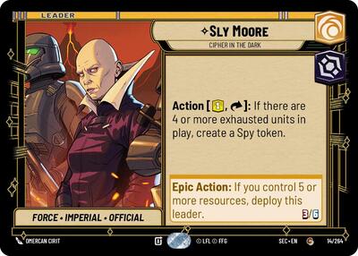 Sly Moore - Cipher in the Dark - 14/264 - Common - Secrets of Power