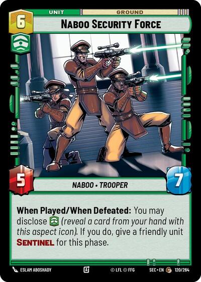 Naboo Security Force - 120/264 - Common - Secrets of Power
