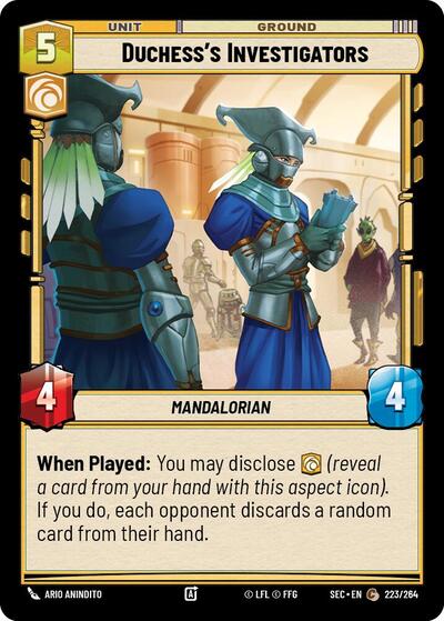 Duchess's Investigators - 223/264 - Common - Secrets of Power